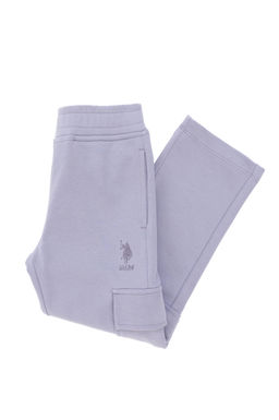 Сиреневые спортивные штаны для девочек - U.s. polo assn фото 2