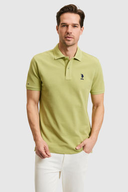 Erkek Slim Fit Polo Yaka _a_la Basic Ti__rt