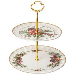 БЛЮДО ДВУХЪЯРУСНОЕ LEFARD CELEBRATION 19*23 СМ  фото 3