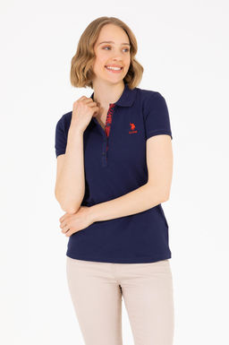 Женская темно-синяя футболка Basic - U.s. polo assn фото 15
