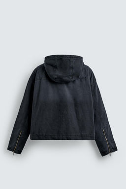 BOXY FIT TEXTURED JACKET - Zara фото 9