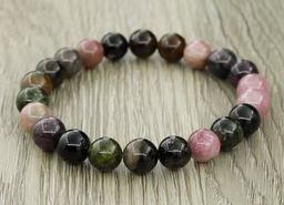 Турмалин (Индия) 9мм, браслет Классика, 18см - Agat77 фото 3