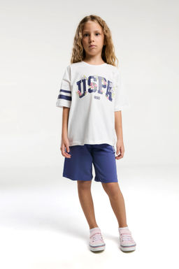 K_z _ocuk Mor _ortlu Pijama Tak_m_ Sepette S_rpriz _ndirim - U.s. polo assn фото 3