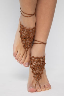 Барефуты Вязанные украшения на ноги - Lt collection фото 10