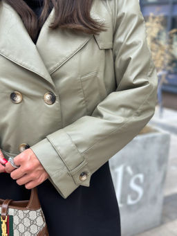 Куртка AURA 7042-164 олива  фото 3