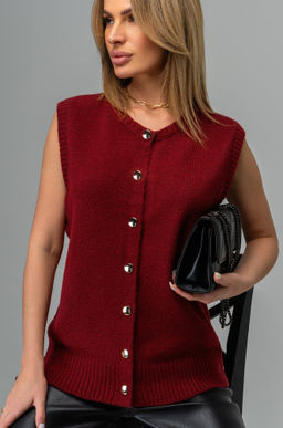 Женский вязаный жилет Happyfox