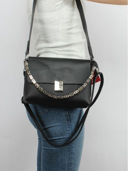 Сумка женская искусственная кожа XHD-6039, 1отд, 2плеч/рем, черный SALE 263261 - Adelia фото 10