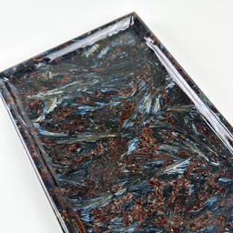 Блюдо из Арфведсонита (Нуумит) - Радуга самоцветов фото 2