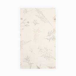 Полотенце Этель Flower herbarium 40х73 см, 100% хл, репс 186 г/м2  фото 3