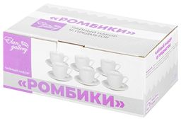 Чайн. набор 12 пр. 260 мл 14*14*8 см Ромбики - Elan gallery фото 4