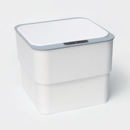 Ведро мусорное сенсорное SAVANNA, складное, 18 л, белое  фото 3