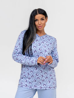 Пижама женская, цвет фиолетовый