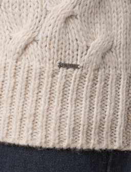 VILATTE / Джемпер крупной вязки из уютной пряжи с ангорой и мохером фото 5