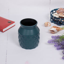 Цена за 4 шт. Ваза из пластика "Marlen-Элли" 0,8л 12,5*9,5см цвет синий