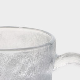 Кружка Доляна «Айс», 320 мл, стекло, прозрачная