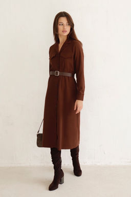 Платье-рубашка с английским воротником - Martichelli фото 190