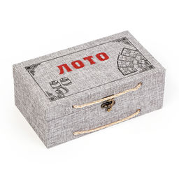 Русское лото настольная игра с фишками «Вояж», 9×24×12.5 см