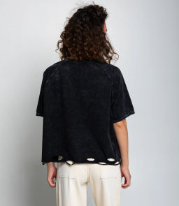 Футболка #КТ01537, чёрный - Dommod фото 3