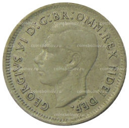 6 пенсов 1951 года Австралия