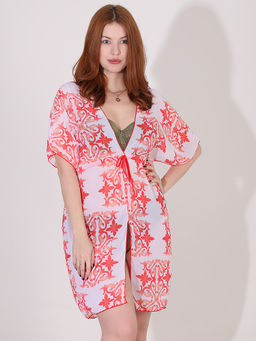 Туника пляжная с поясом