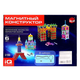 Конструктор магнитный Необычные фигуры, 68 деталей - Unicon фото 6