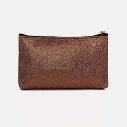 Набор косметичек 3 в 1 на молнии, цвет коричневый