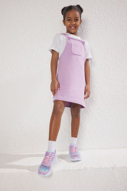 Trendyol Shoes Lila Simli Is?kl? Buyuk/Kucuk K?z Cocuk Kids Spor Ayakkab? TAKSS25SN00028 - Trendyolmilla фото 4