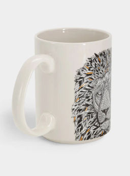 Кружка, 500 мл, фарфор N, белая, Лев, Wild - Anna lafarg фото 7