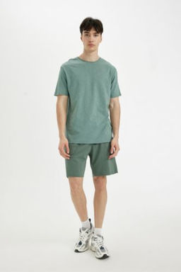 Slim Fit Dar Kesim Dar Paca Cepli Basic Duz Sort