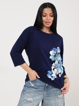 IV-CAPRIZ Мимулус - футболка чернильный