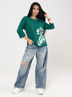 IV-CAPRIZ Мимулус - футболка зеленый