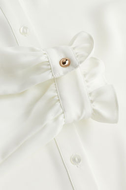 Blusa con ribetes de volante - H&m фото 8