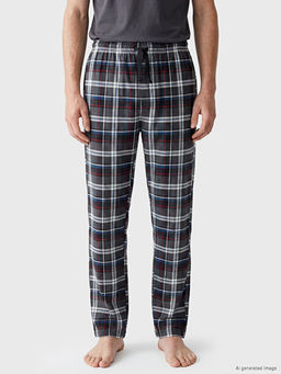 Regular Fit Ekose Erkek Pijama Alt?