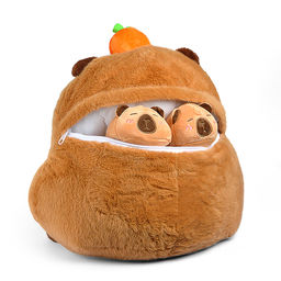 Игрушка -Антистресс "Капибара с мандаринкой"