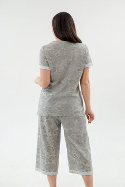 Пижама женская из кулирки Ворожея серый - Амадэль фото 12