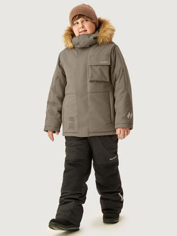 Костюм п7з10526 серый песок/черный