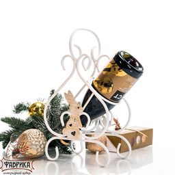 Бутылочница настольная металлическая 210-002 - Фабрика интерьерной ковки фото 4