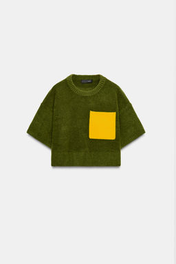 SHORT SLEEVE KNIT SWEATER - Zara фото 6