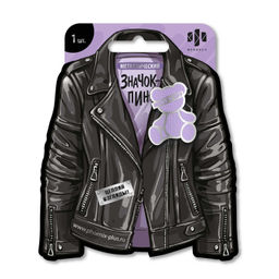 Значок-пин арт. 71132 / 50 СЕРЕБРЯНЫЙ МИШКА