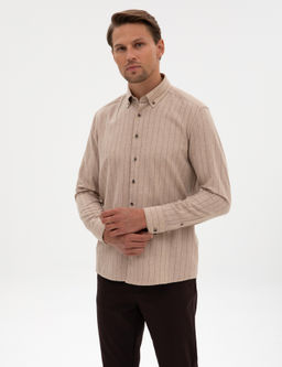 Vizon Regular Fit Uzun Kollu G_mlek - Pierre cardin фото 3