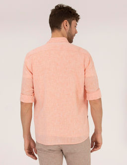 Turuncu Regular Fit Uzun Kollu G_mlek - Pierre cardin фото 5