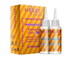NEXPROF эмульсия-лосьон корректор цвета д/удаления краски с волос - 2 фазы 125мл+125мл в коробке