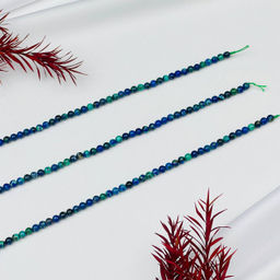 Бусины для украшений из Азурита (92 бусины)