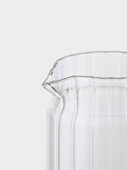 Кувшин "Богема.Дольки" 1000 мл, 15×9.3×22.5 см, с бамбуковой крышкой