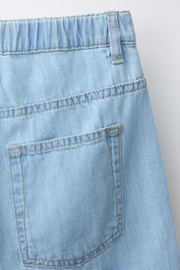 BERMUDA LARGA DENIM / Azul - Zara фото 4