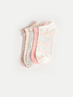 ?izgili Kad?n Patik ?orap 5li