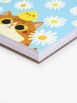 Цена за 4 шт. Скетчбук А6, 80 л. 100 г/м  "Зверьки" МИКС