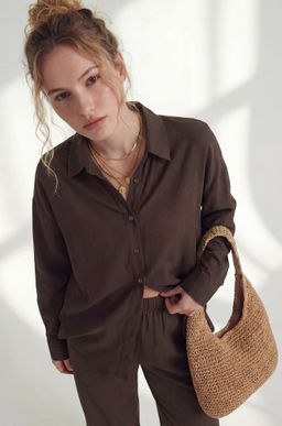 Женская льняная рубашка Happyfox - Happy fox фото 7