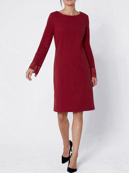 Платье, красное