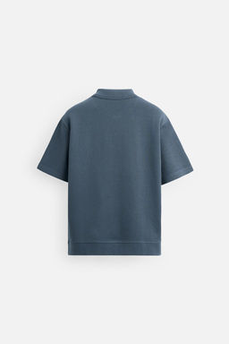 INTERLOCK TEXTURED POLO SHIRT - Zara фото 8